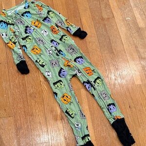 Posh Peanut Posh Monsters Print Footie Pajama